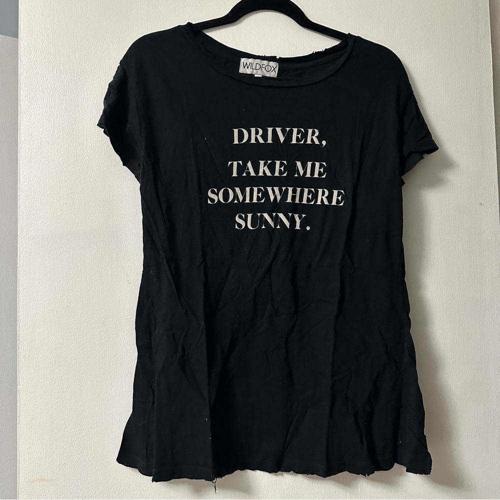 Wildfox - Driver Take Me Somewhere Sunny T-Shirt